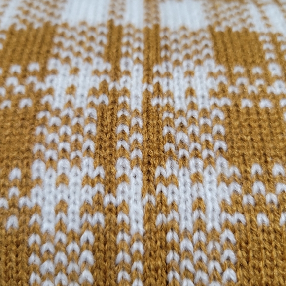 Timberland scarf wheat plaid check fall winter unisex 10" x 68 " EUC - Picture 12 of 12